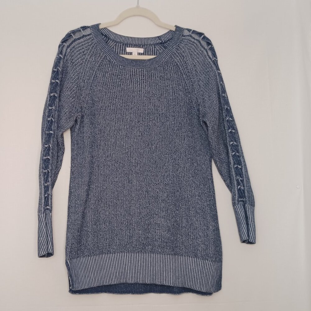 Women's Lauren Conrad Tight Knit Blue Sweater‎ Size Medium